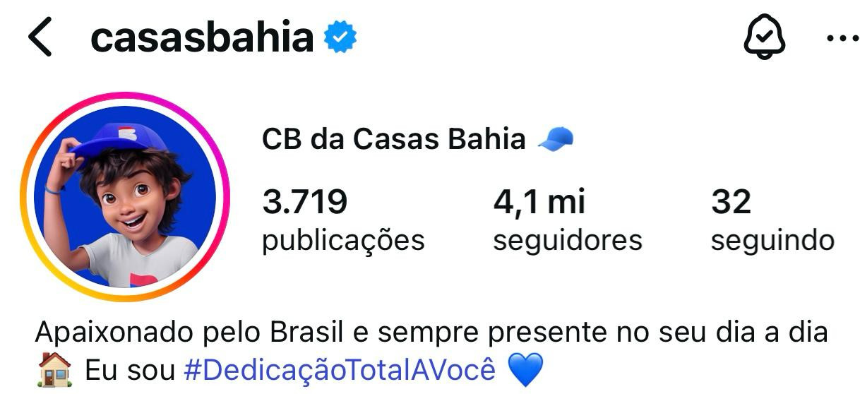 Instagram do CB