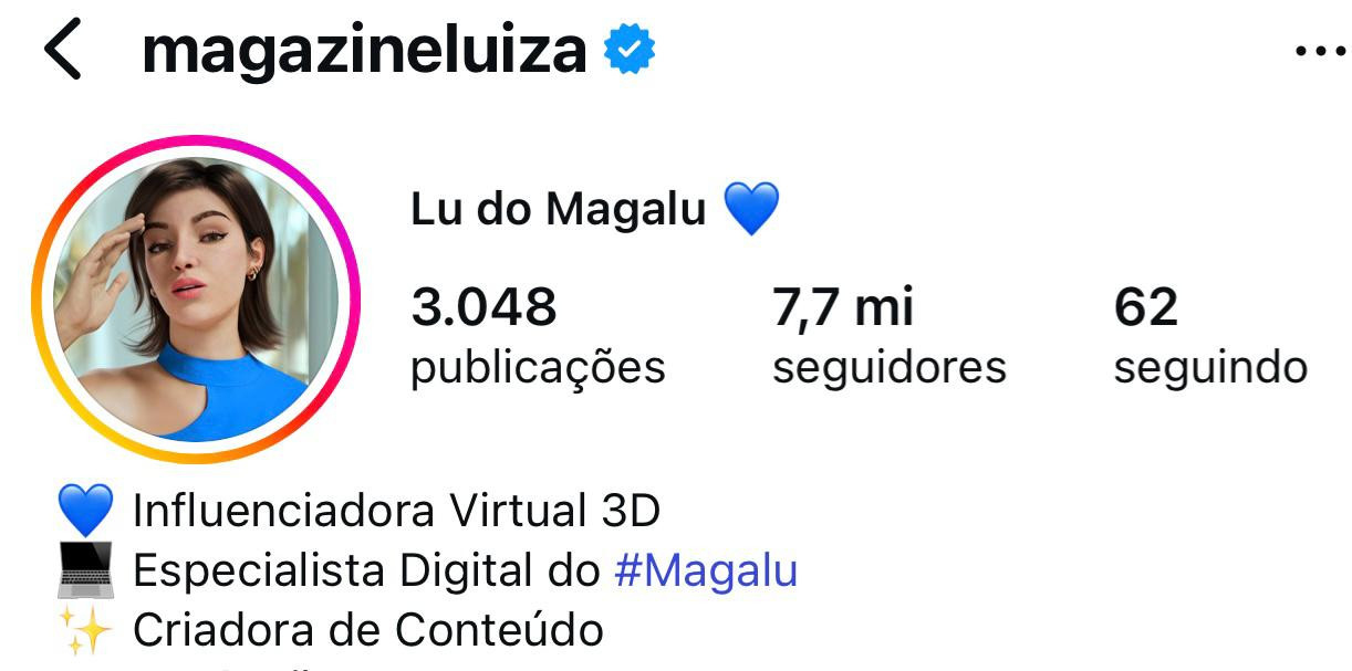 Instagram da Lu