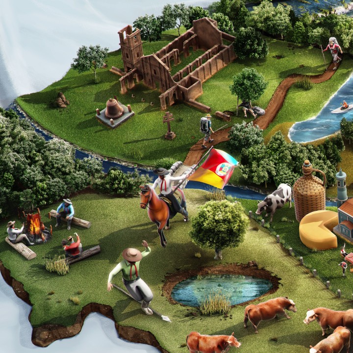 Setur / RS - Rio Grande do Sul Map